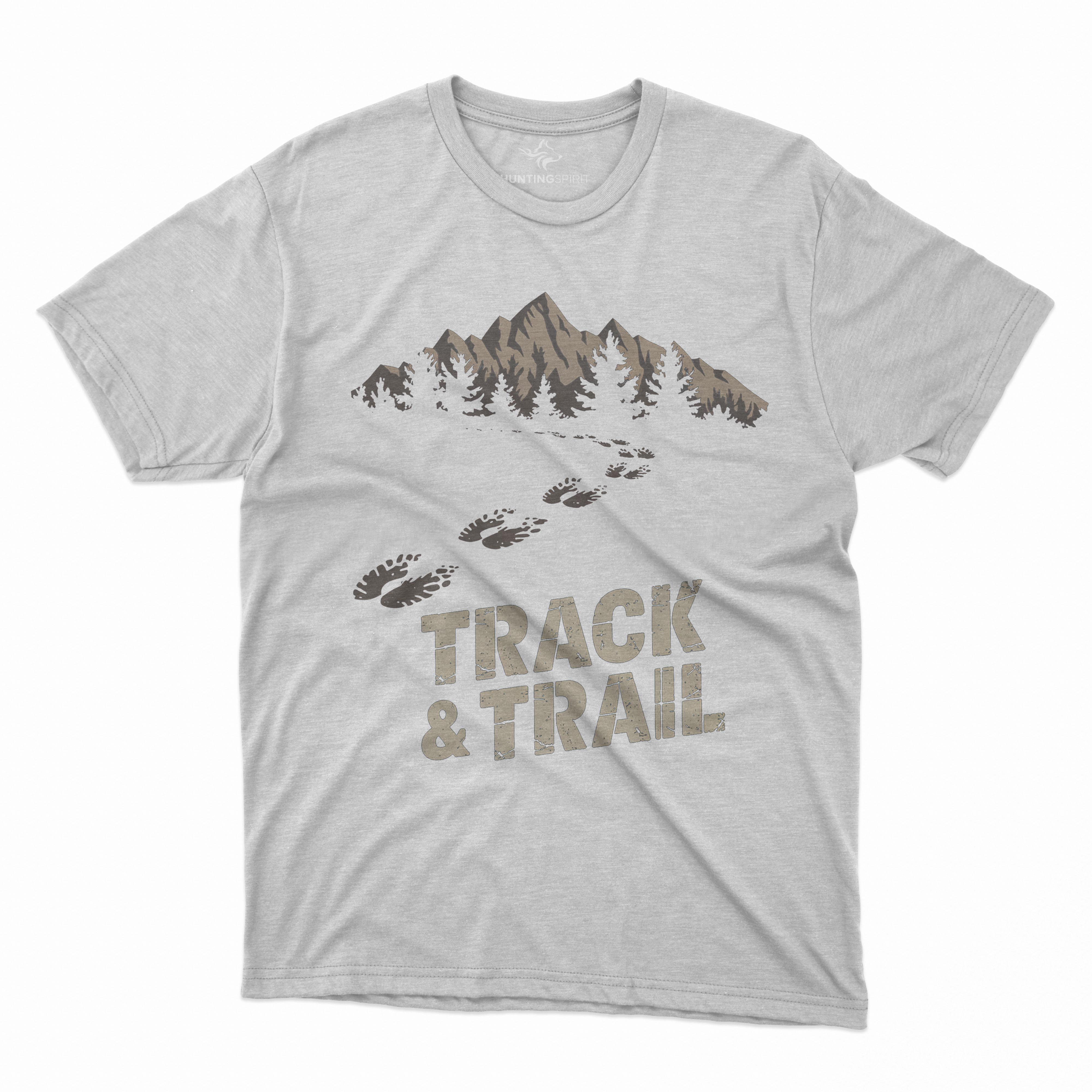 Track & Trail T-Shirt - Mountain-Inspired Design for Adventurous Hunters