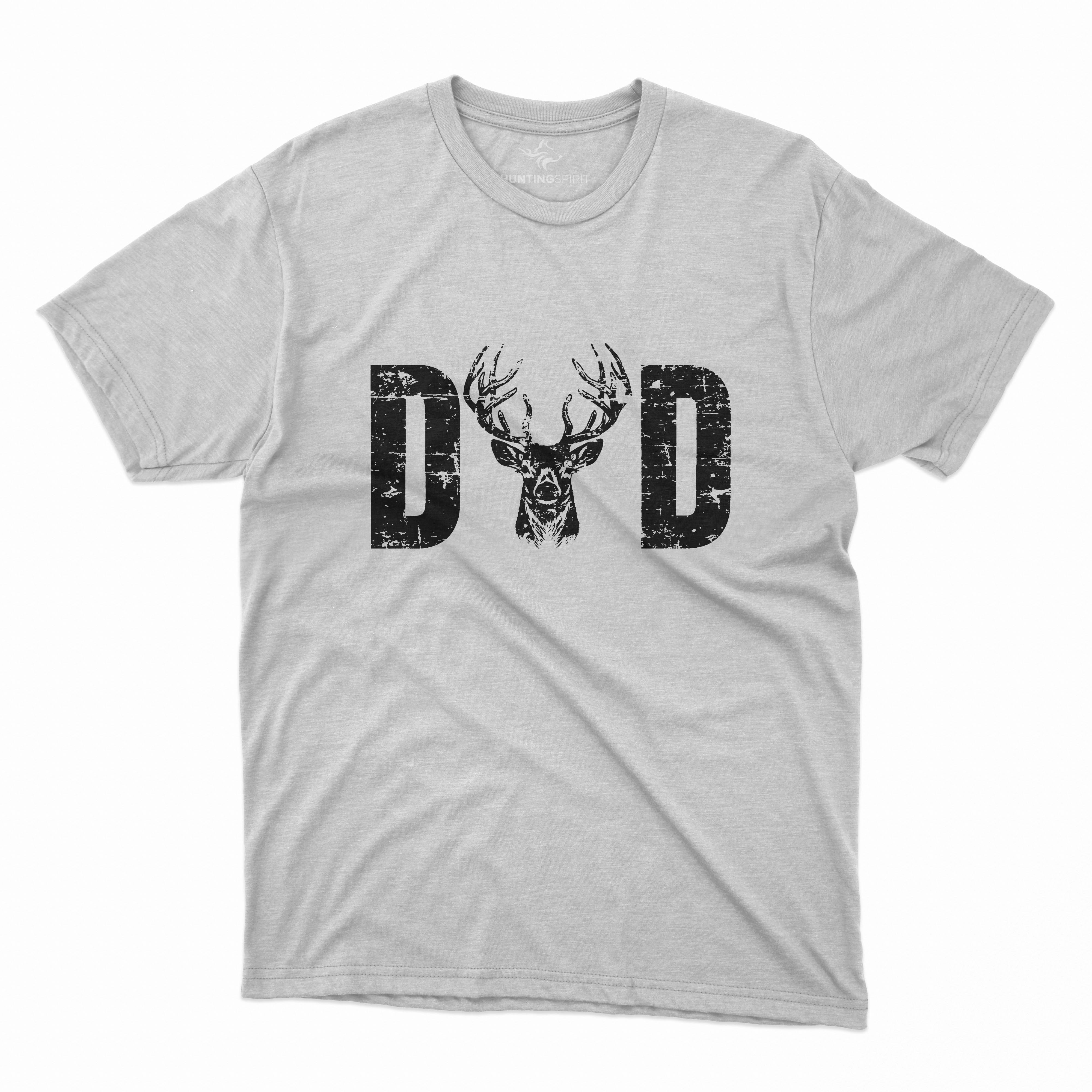 Deer Dad T-Shirt - Rustic Design for Hunting Dads