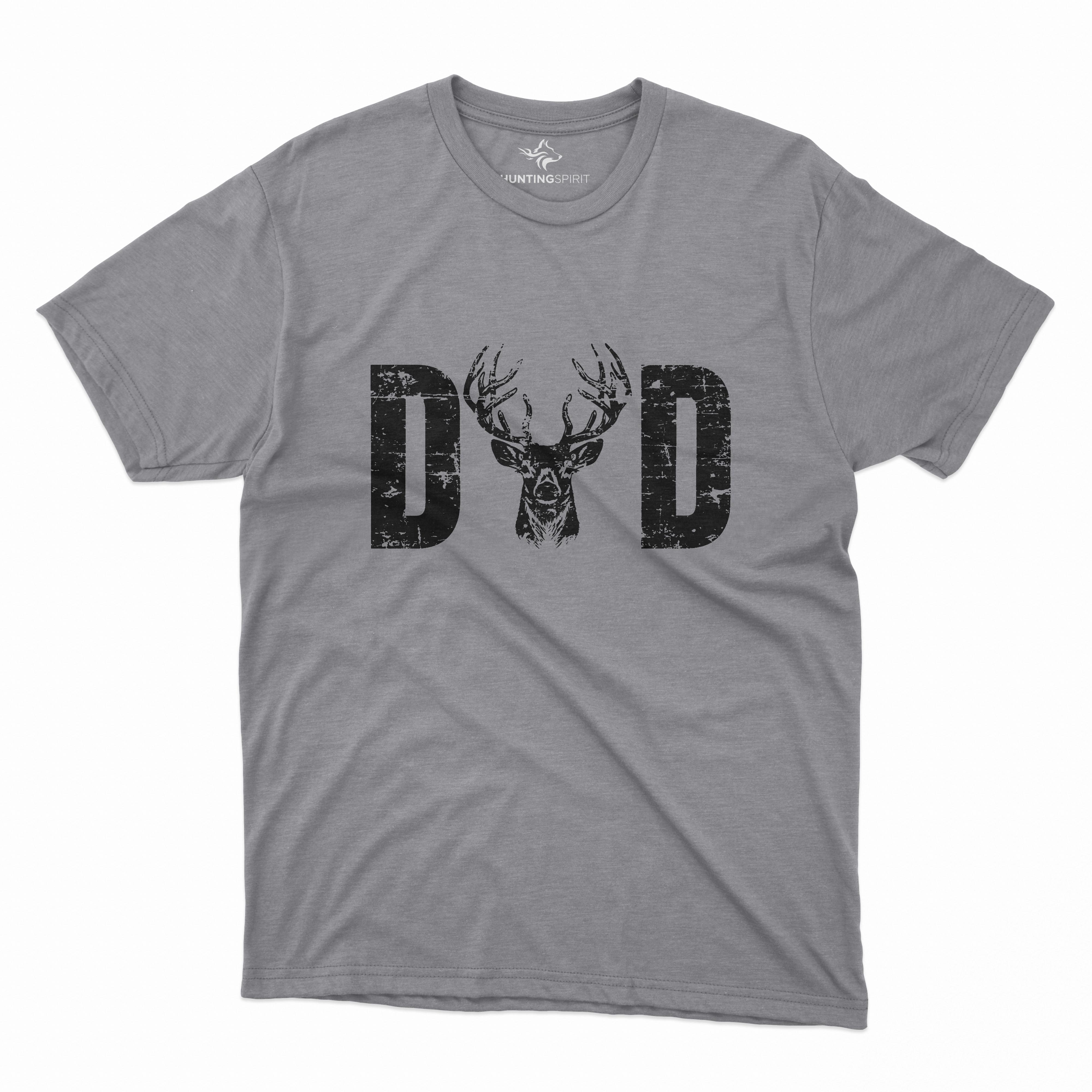 Deer Dad T-Shirt - Rustic Design for Hunting Dads