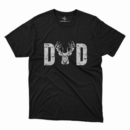 Deer Dad T-Shirt - Rustic Design for Hunting Dads