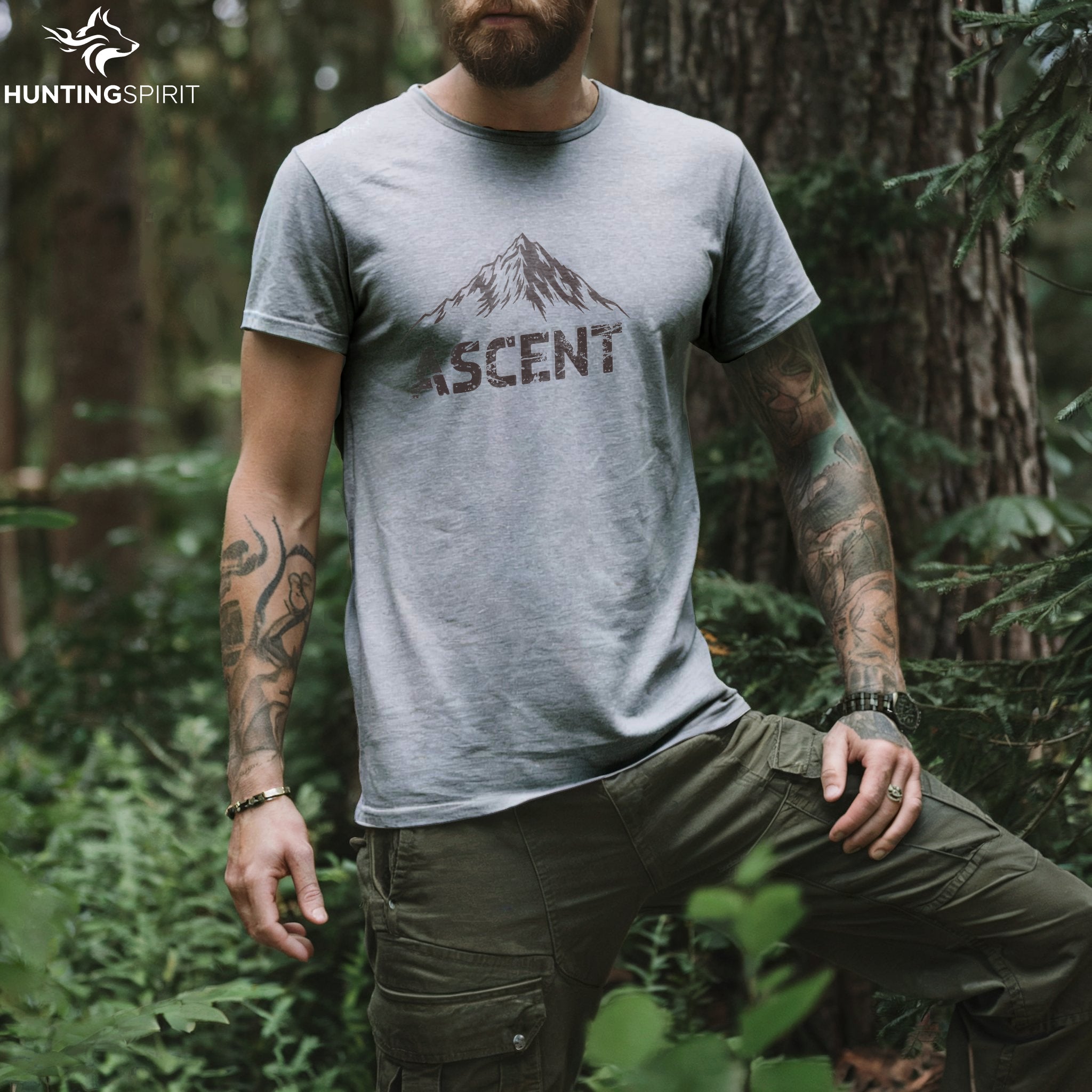 Ascent Mountain T-Shirt - Nature Landscape Tee