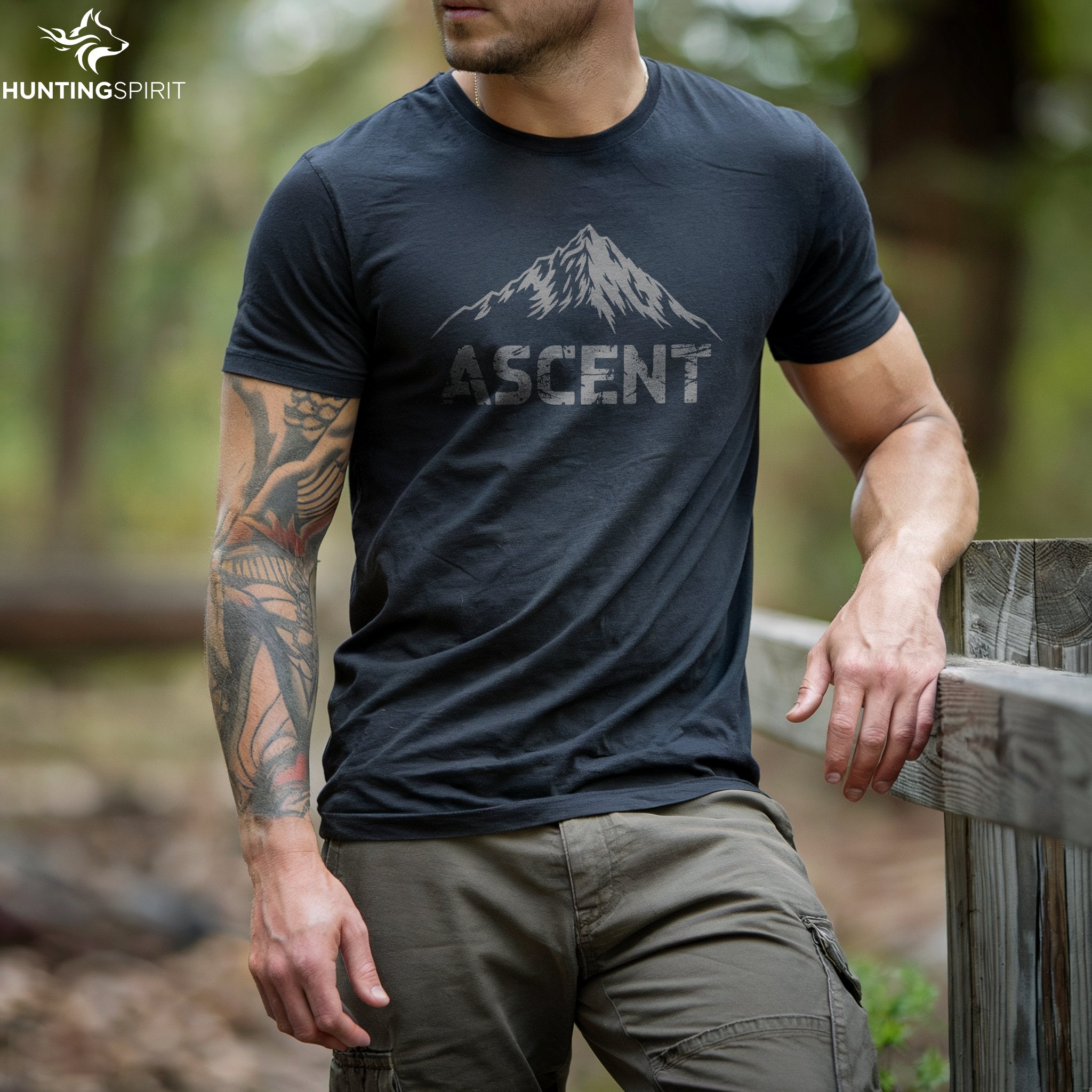 Ascent Mountain T-Shirt - Nature Landscape Tee