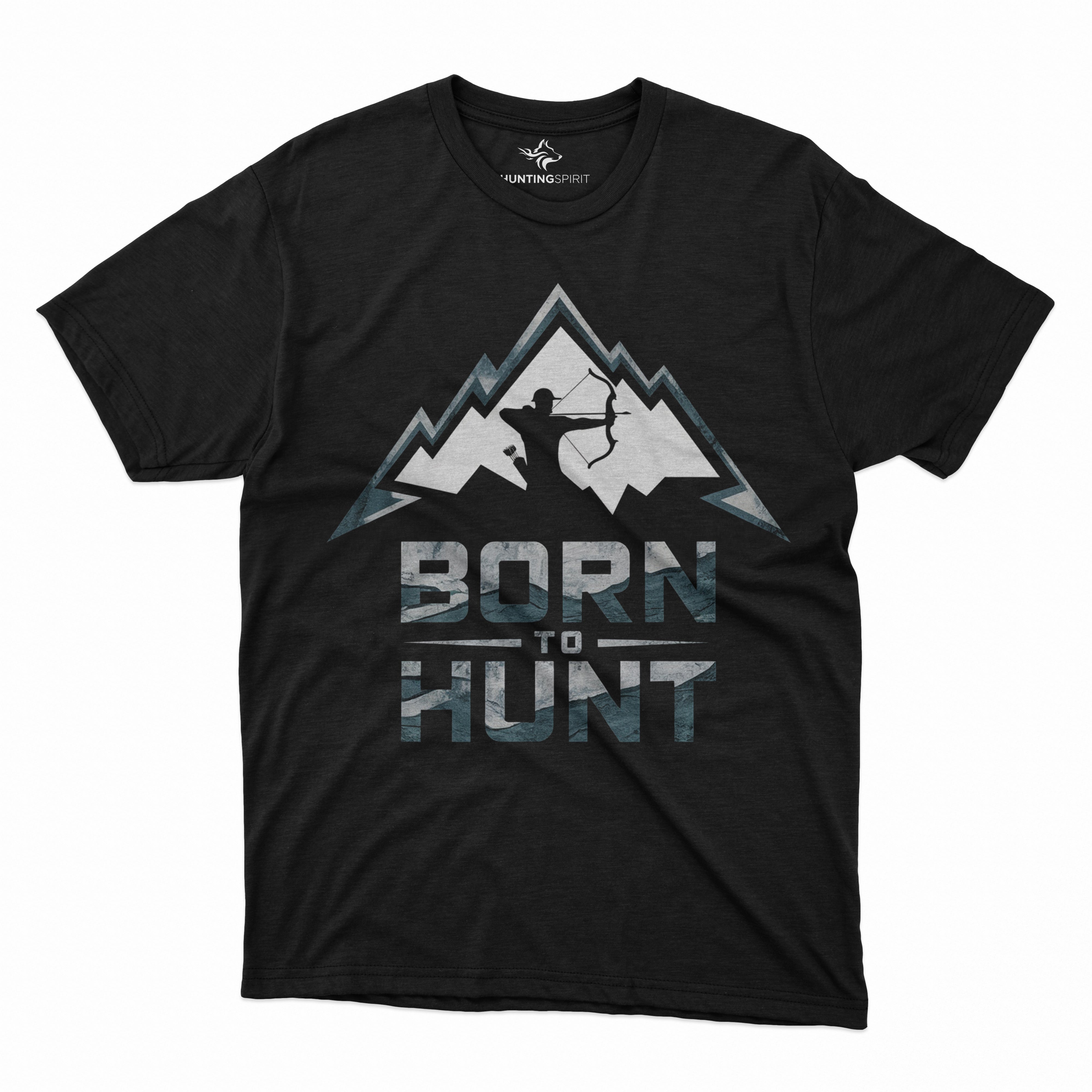 Born to Hunt Archery T-Shirt - Mountain Adventure Design