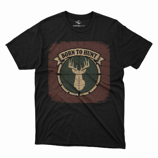 Born to Hunt T-Shirt - Vintage Deer Target Design