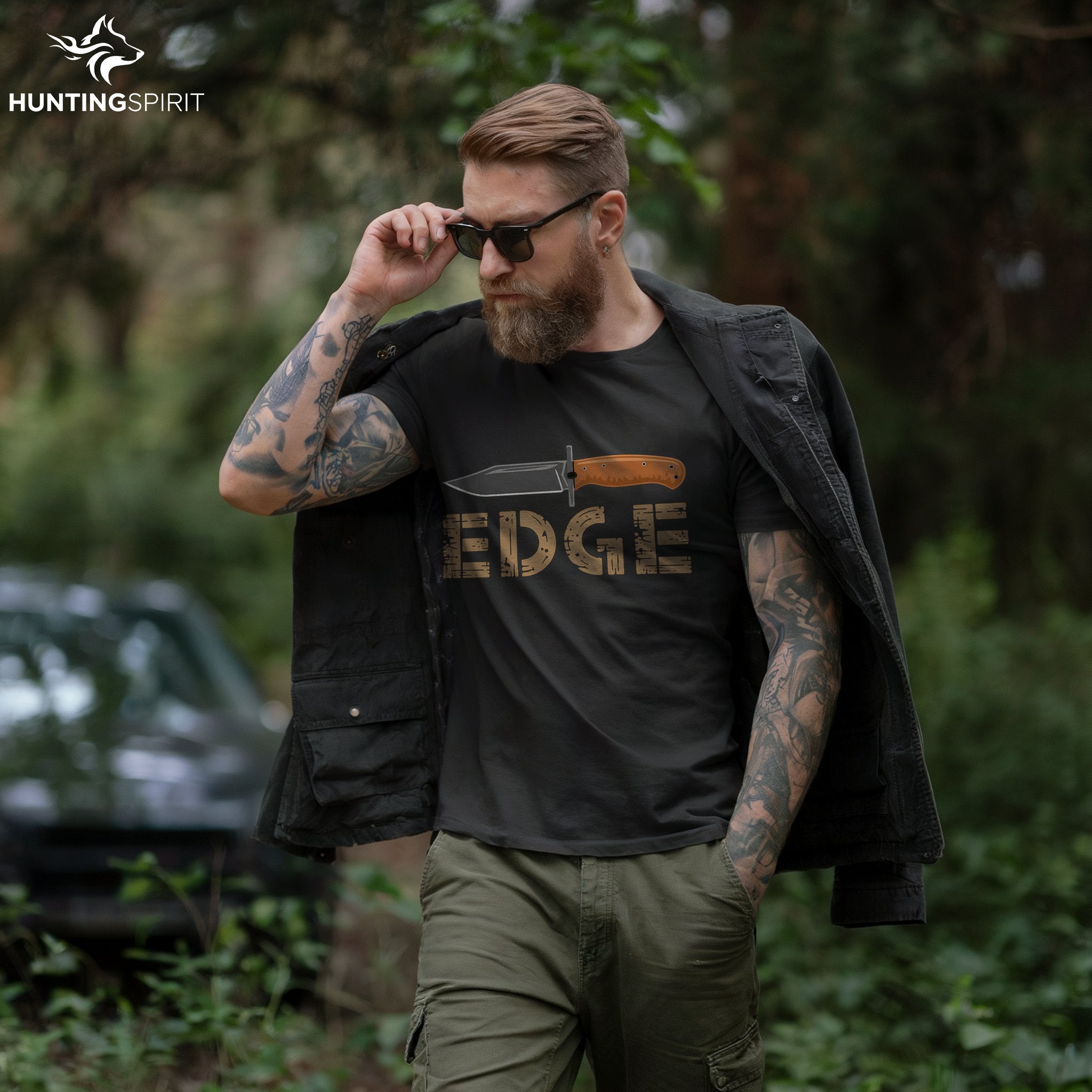 Edge Knife T-Shirt - Hunting Gear Tee