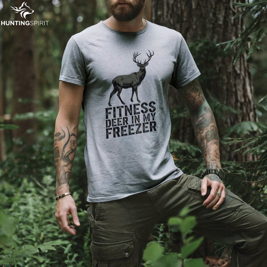 Fitness Deer T-Shirt - Humorous Tee