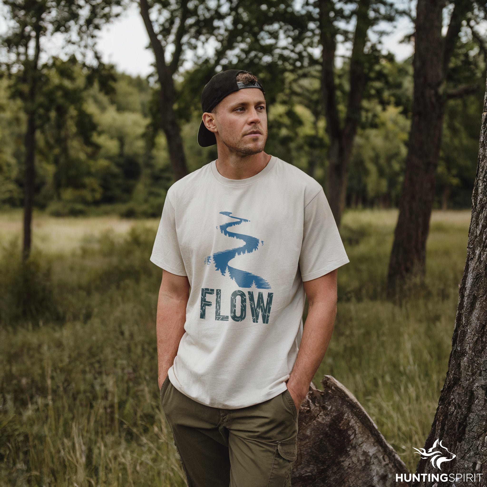 Flow River T-Shirt - Nature Landscape Tee