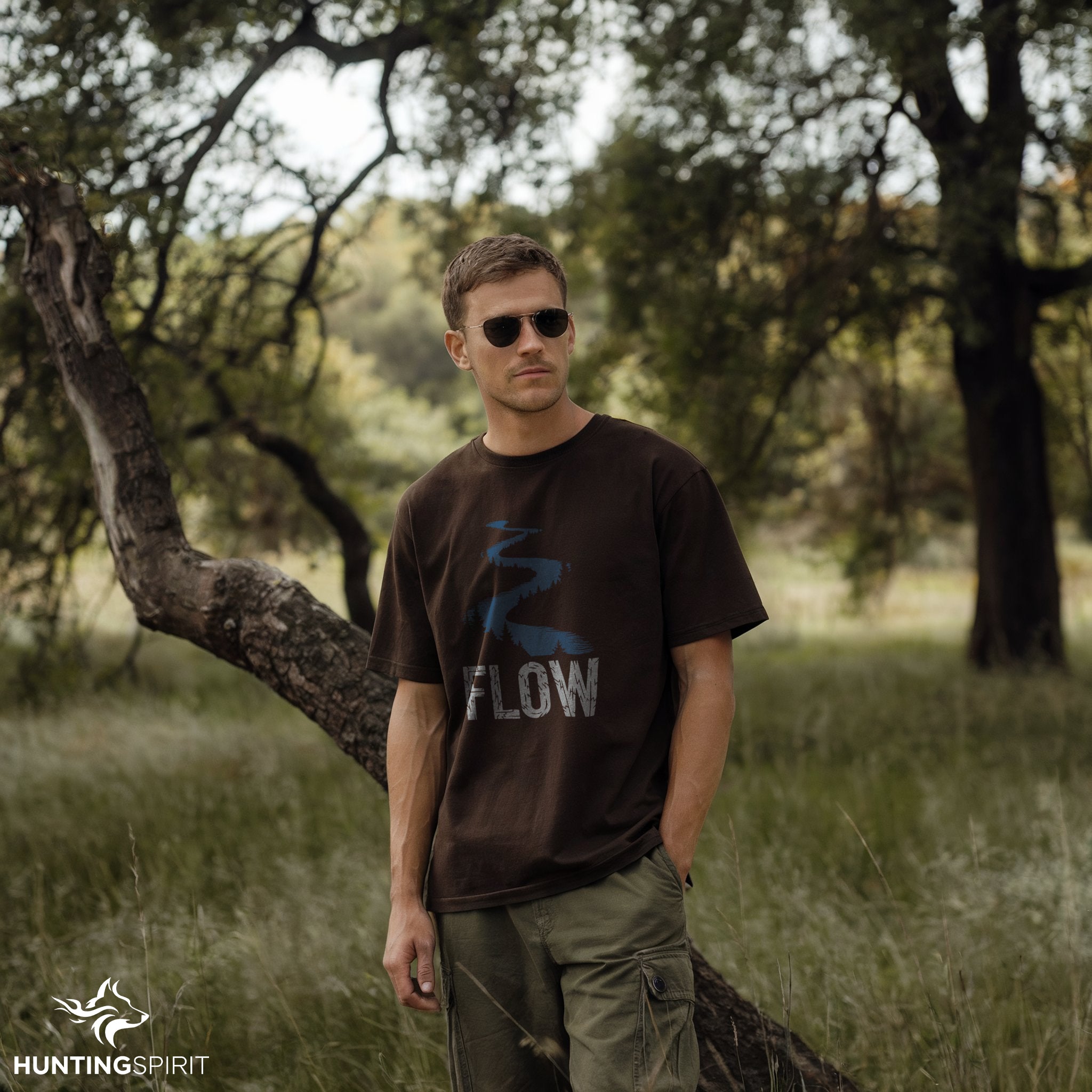 Flow River T-Shirt - Nature Landscape Tee