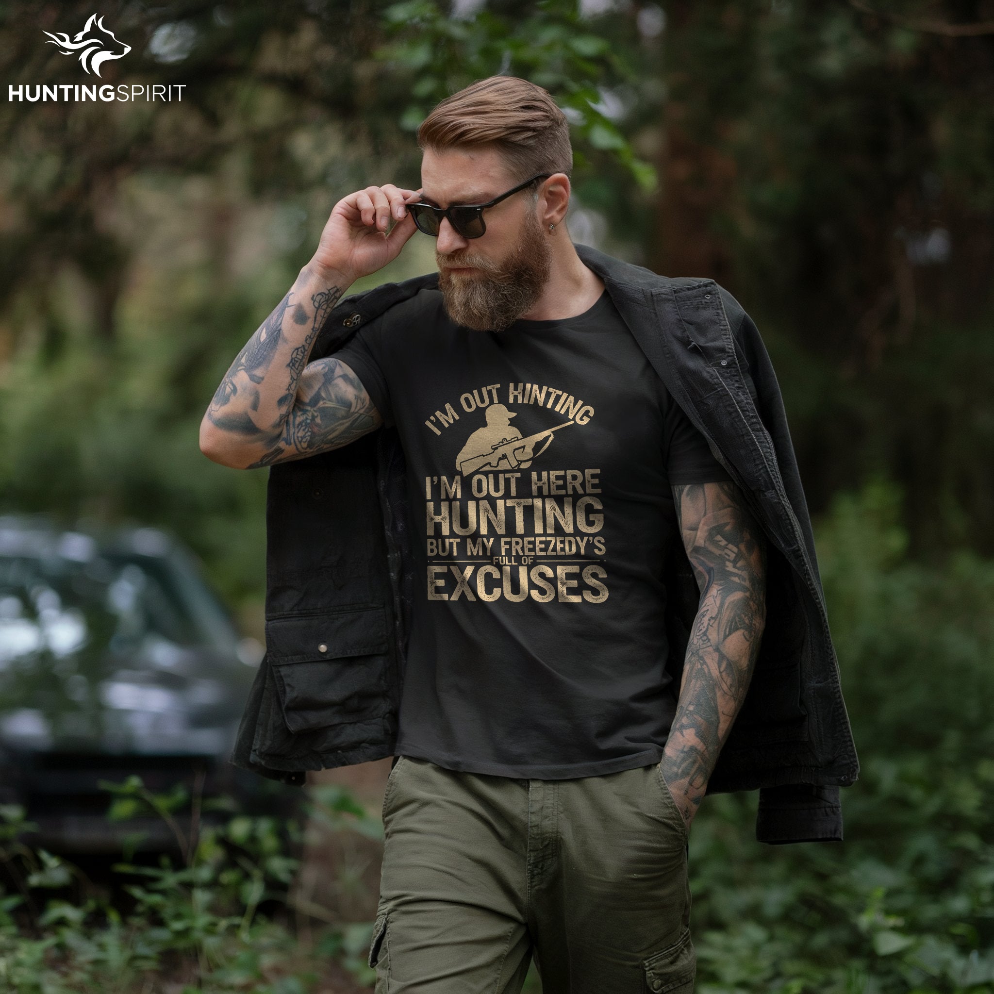 Full of Excuses Hunter T-Shirt - Humorous Tee