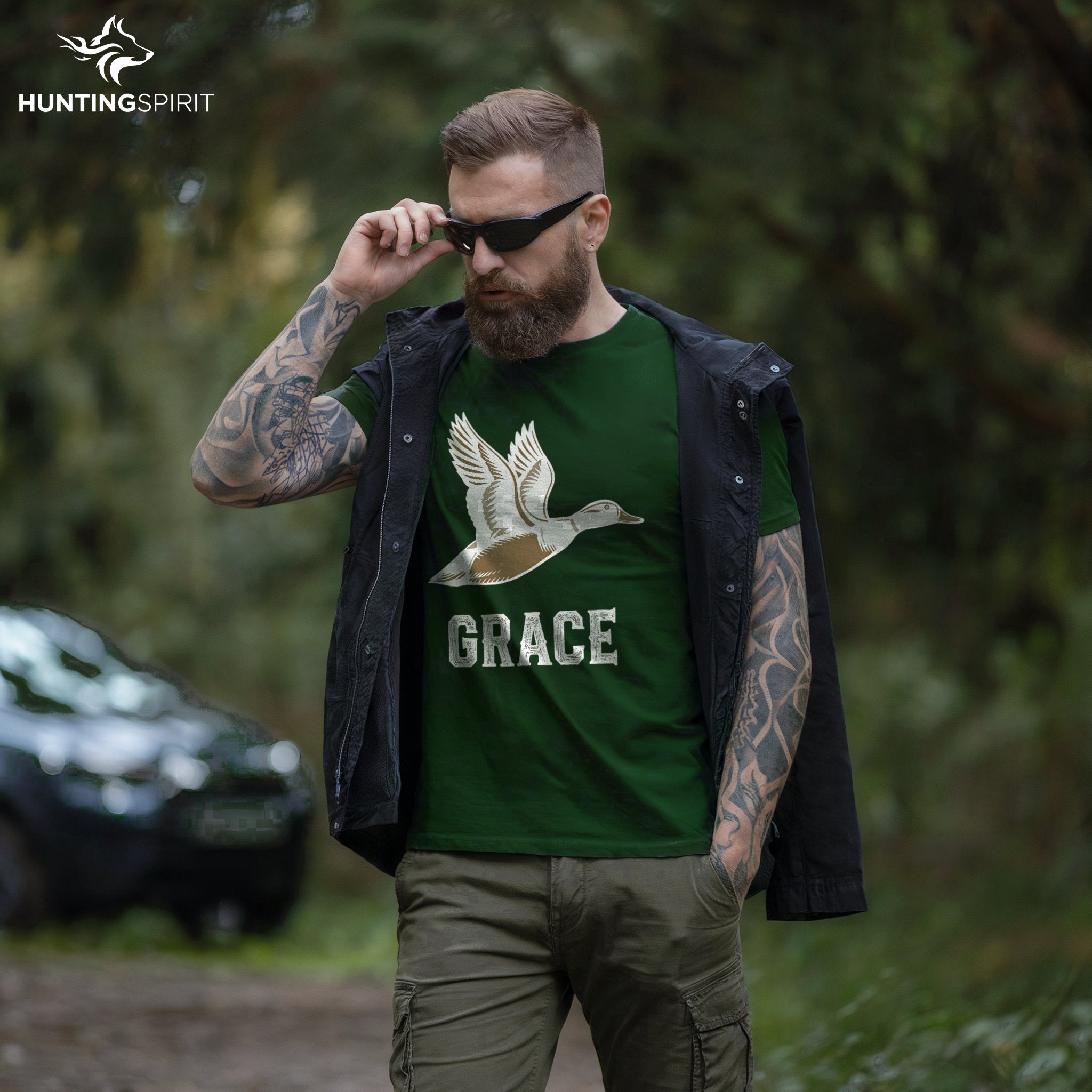 Grace Duck T-Shirt - Minimalist Wildlife Tee