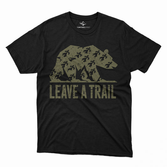 Leave a Trail T-Shirt - Camouflage Bear Print