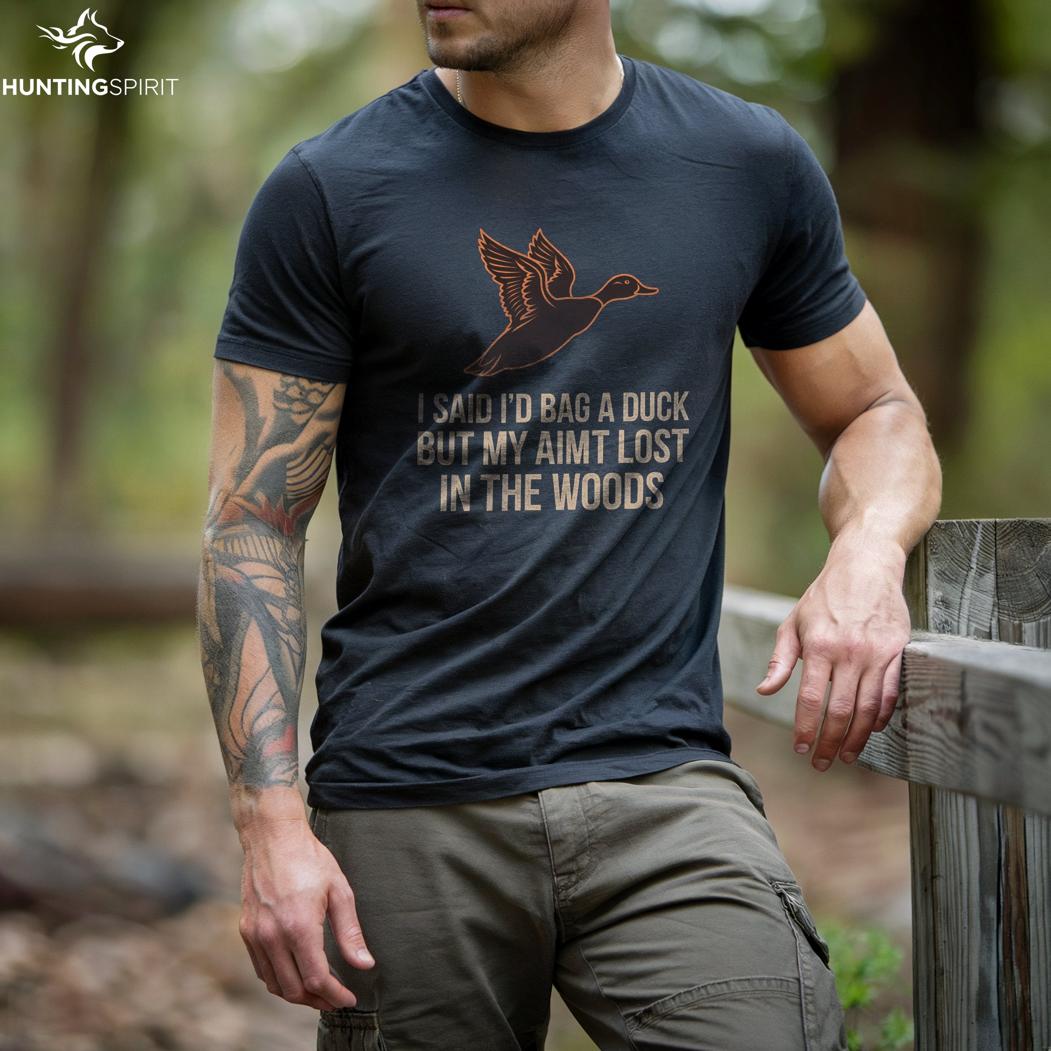 Lost Aim Duck T-Shirt - Humorous Tee