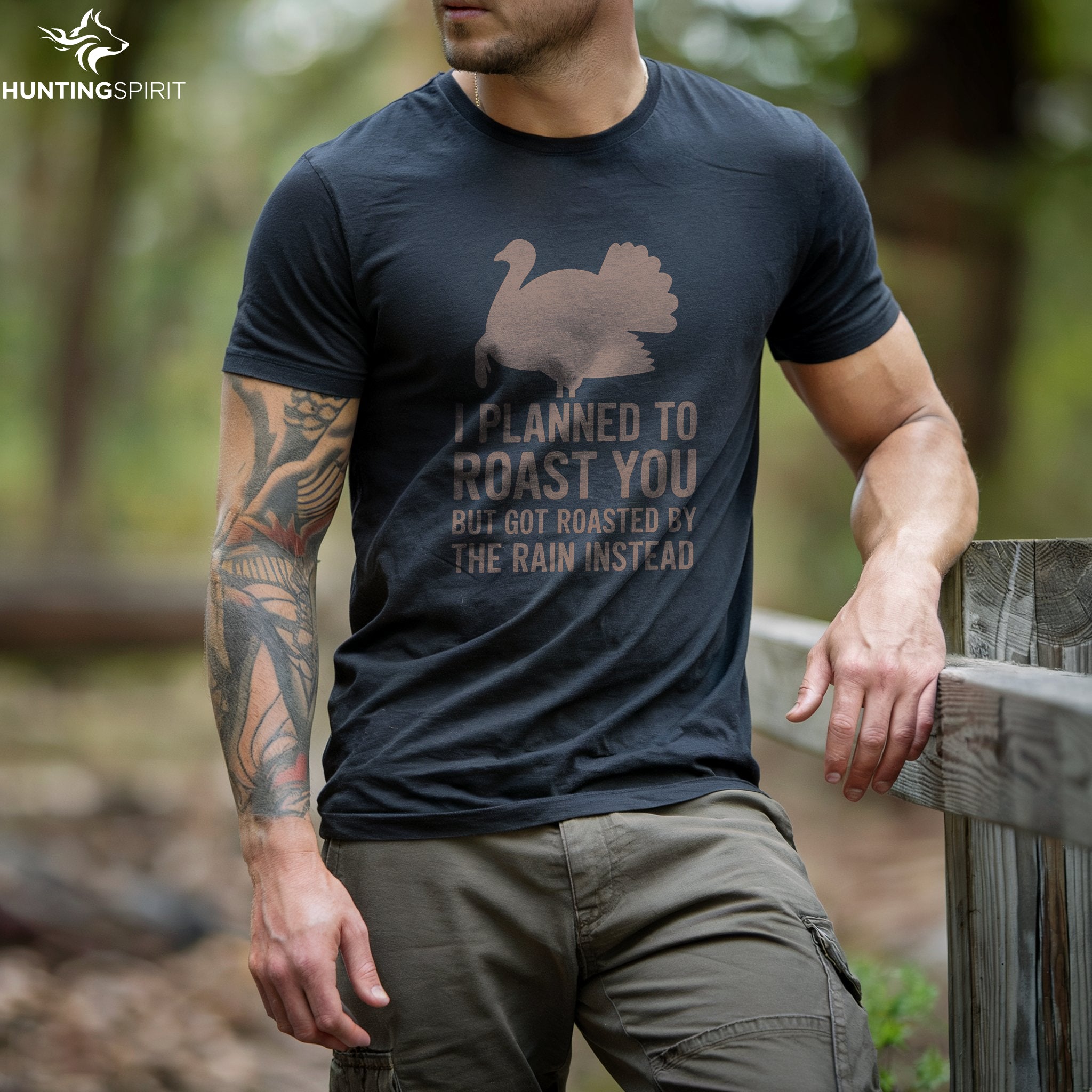 Rain Roasted Turkey T-Shirt - Humorous Tee