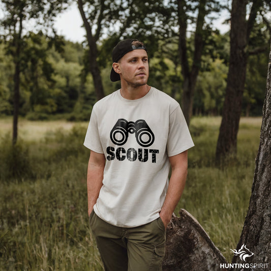 Scout Binoculars T-Shirt - Hunting Gear Tee