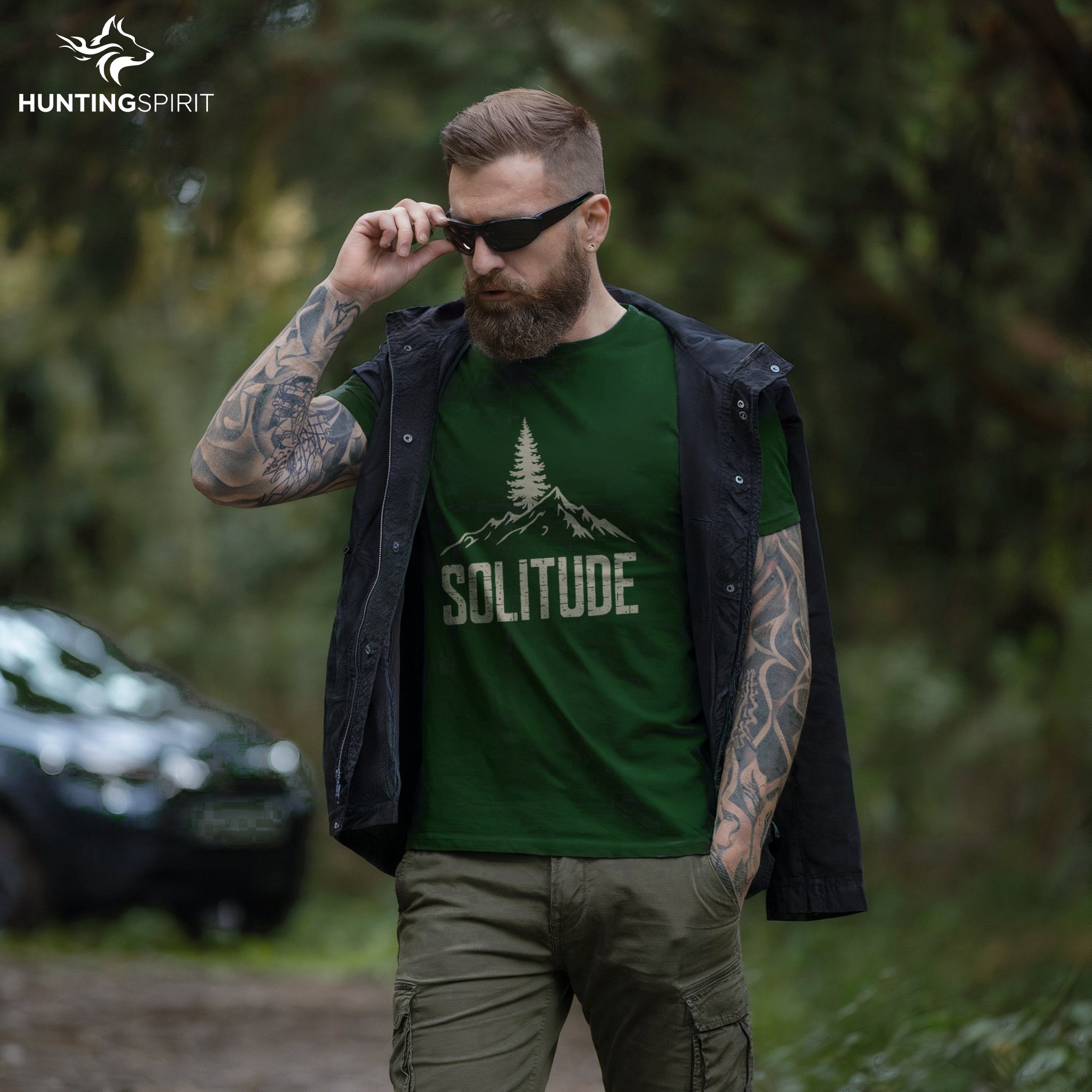 Solitude Pine T-Shirt - Nature Landscape Tee