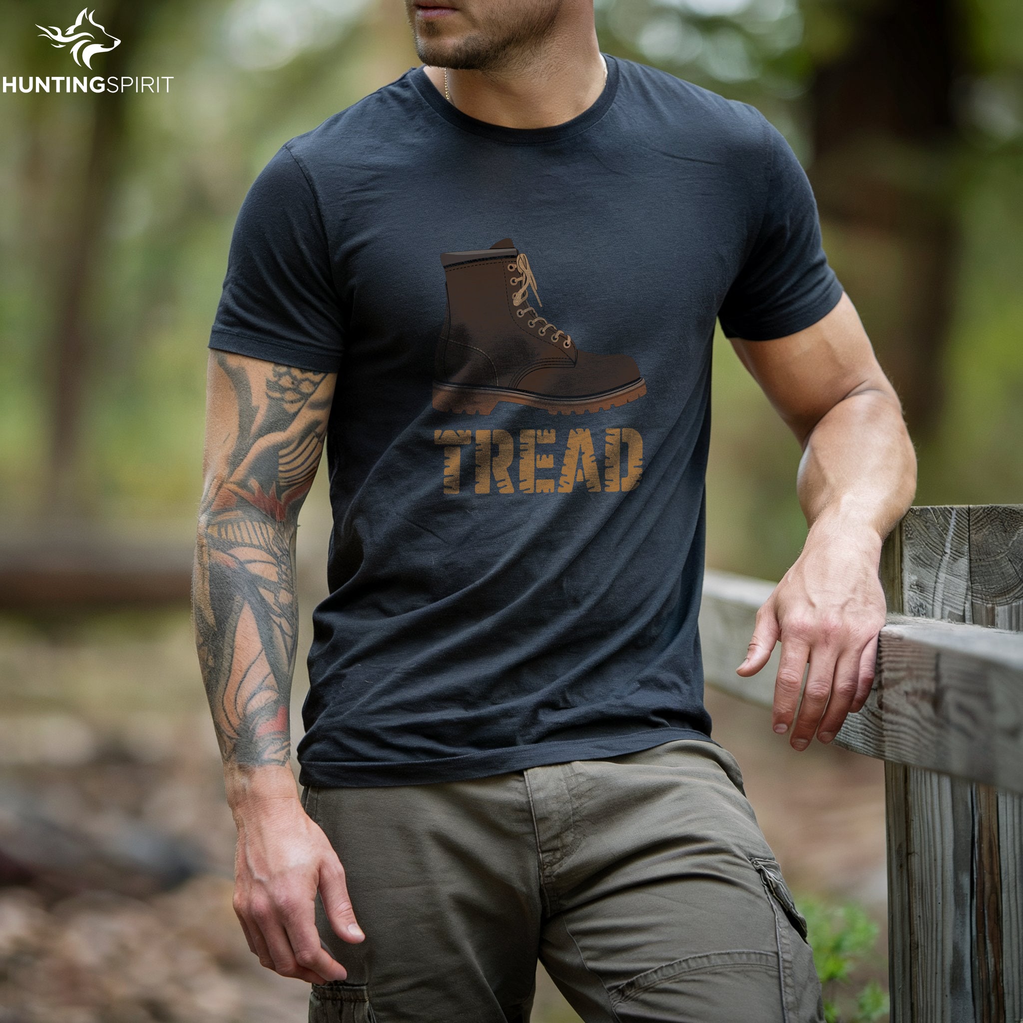 Tread Boot Print T-Shirt - Hunting Gear Tee