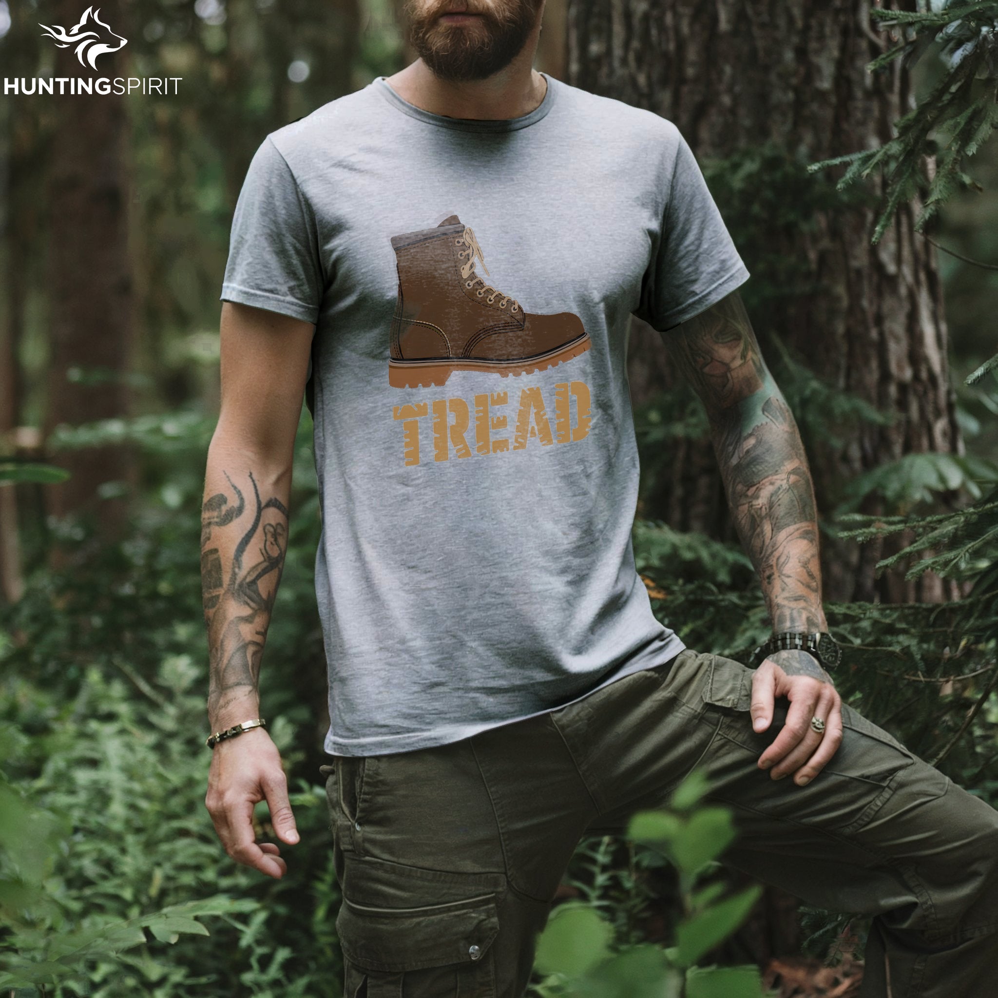 Tread Boot Print T-Shirt - Hunting Gear Tee