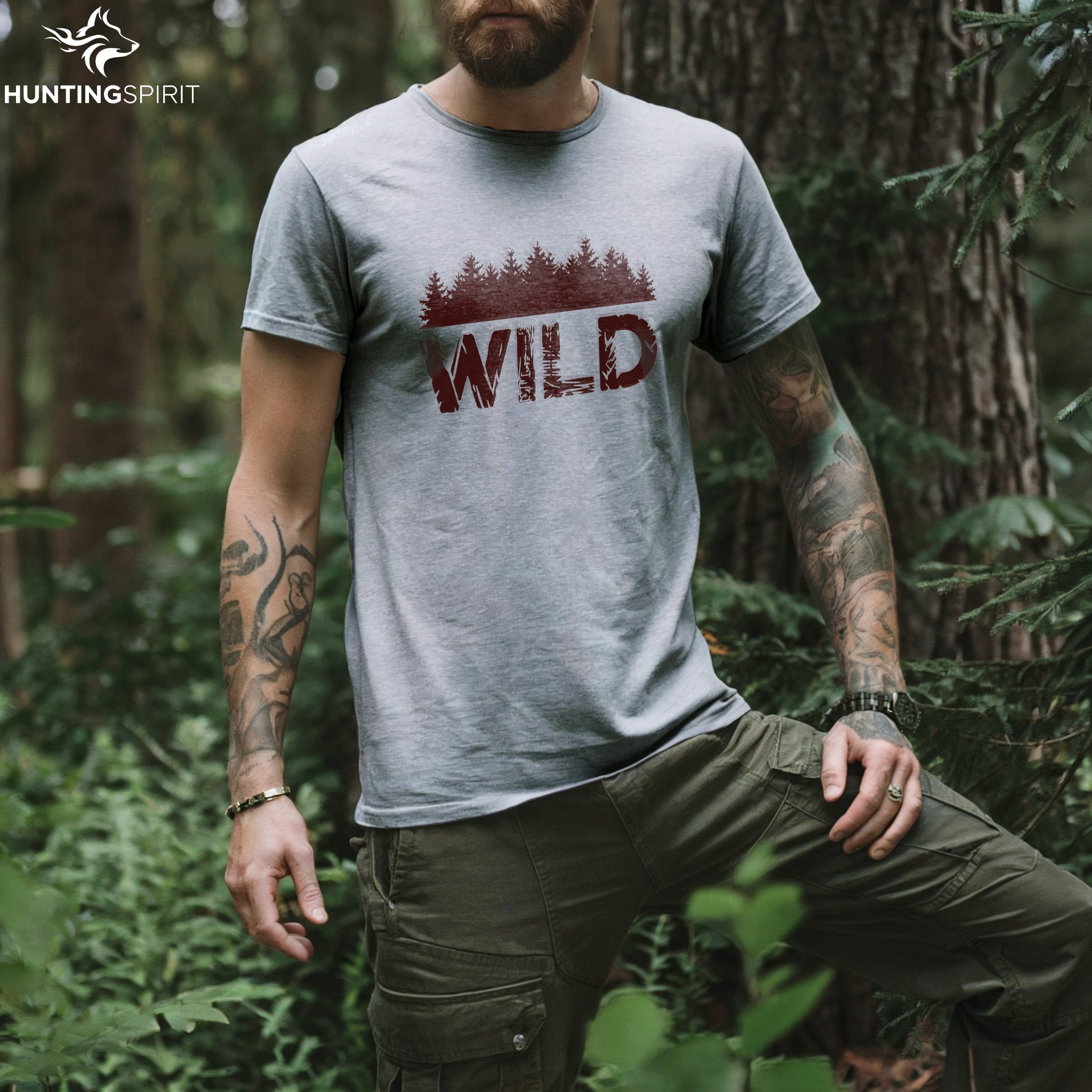 Wild Forest T-Shirt - Nature Landscape Tee