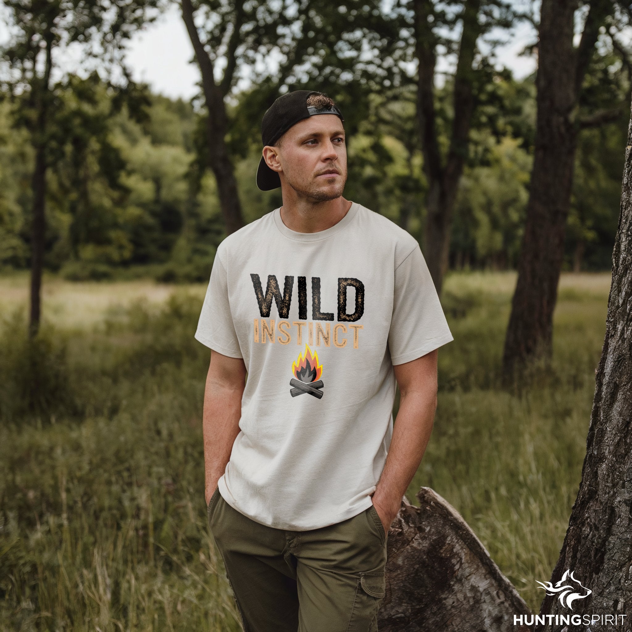 Wild Instinct Campfire T-Shirt - Graphic Tee