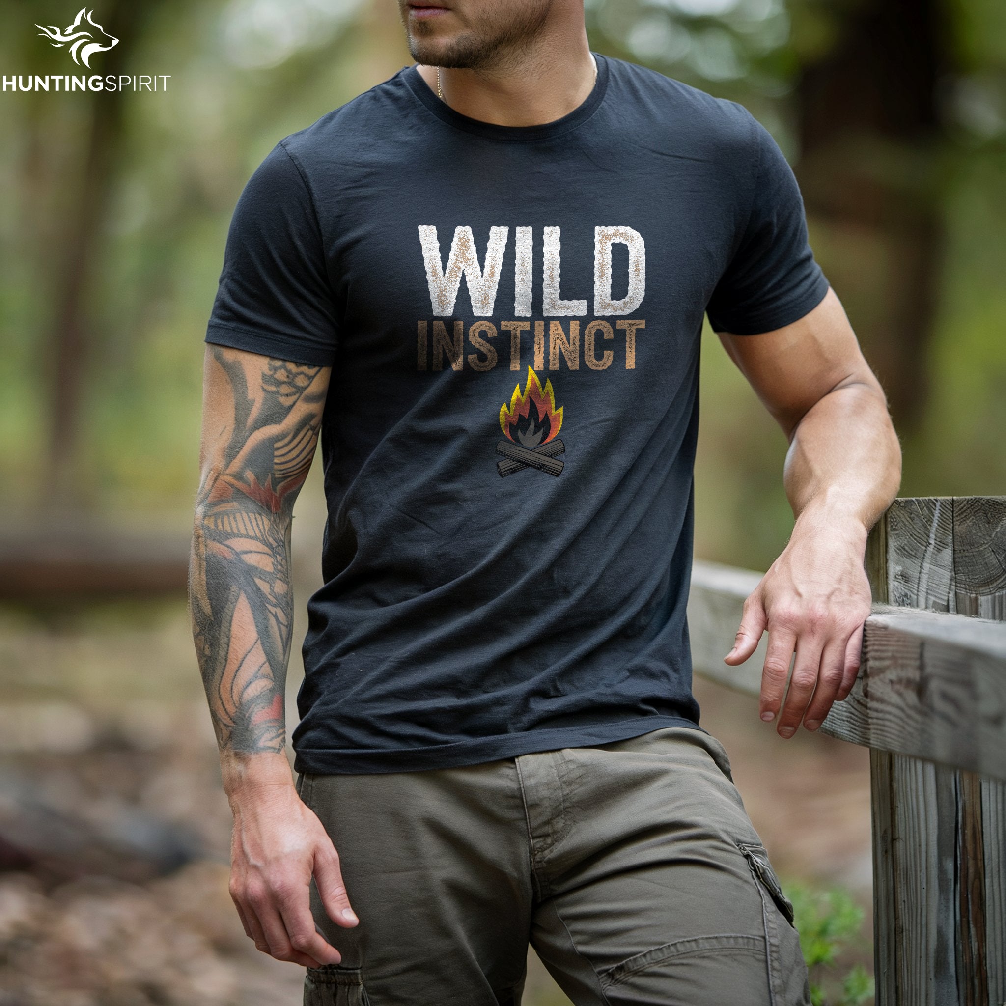 Wild Instinct Campfire T-Shirt - Graphic Tee