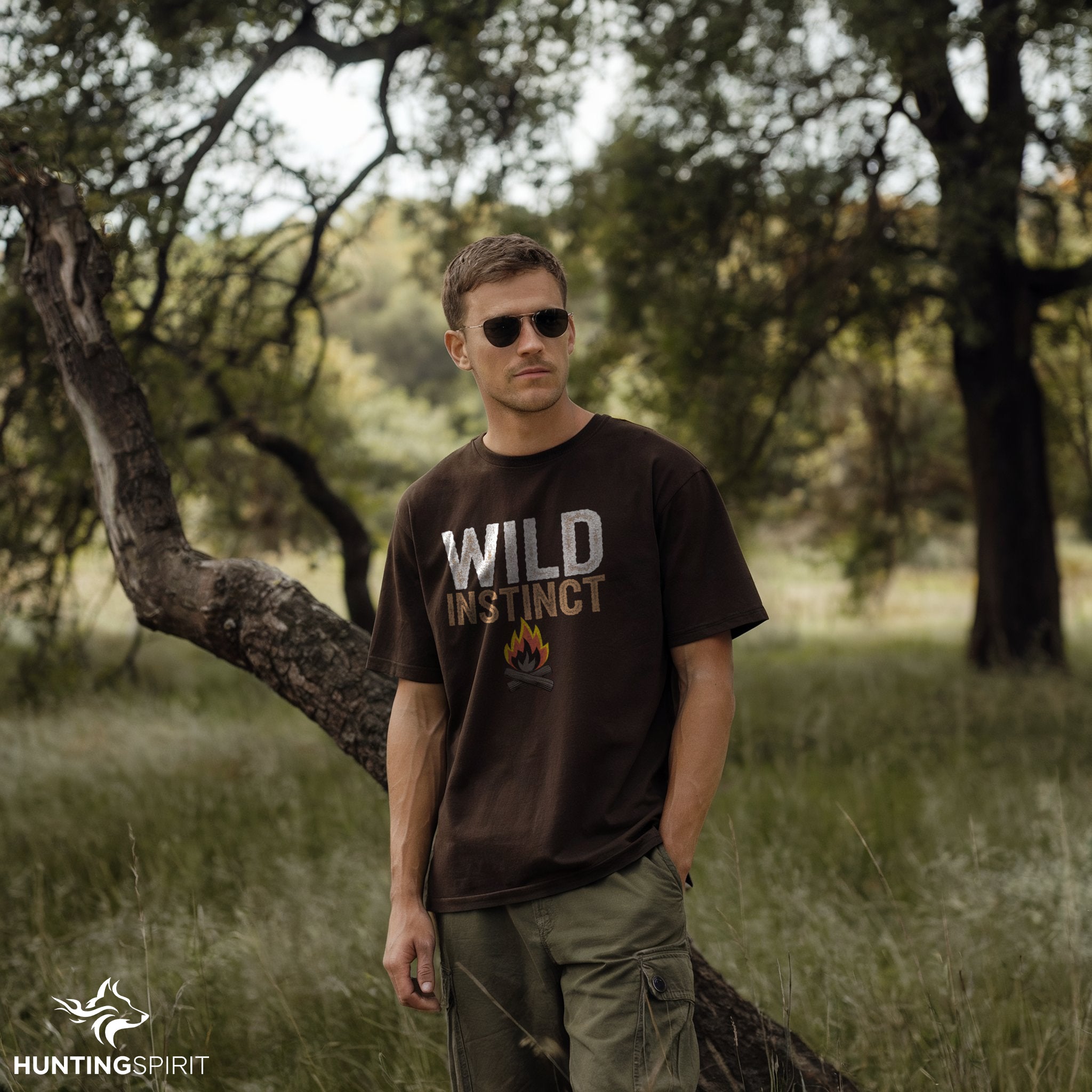 Wild Instinct Campfire T-Shirt - Graphic Tee