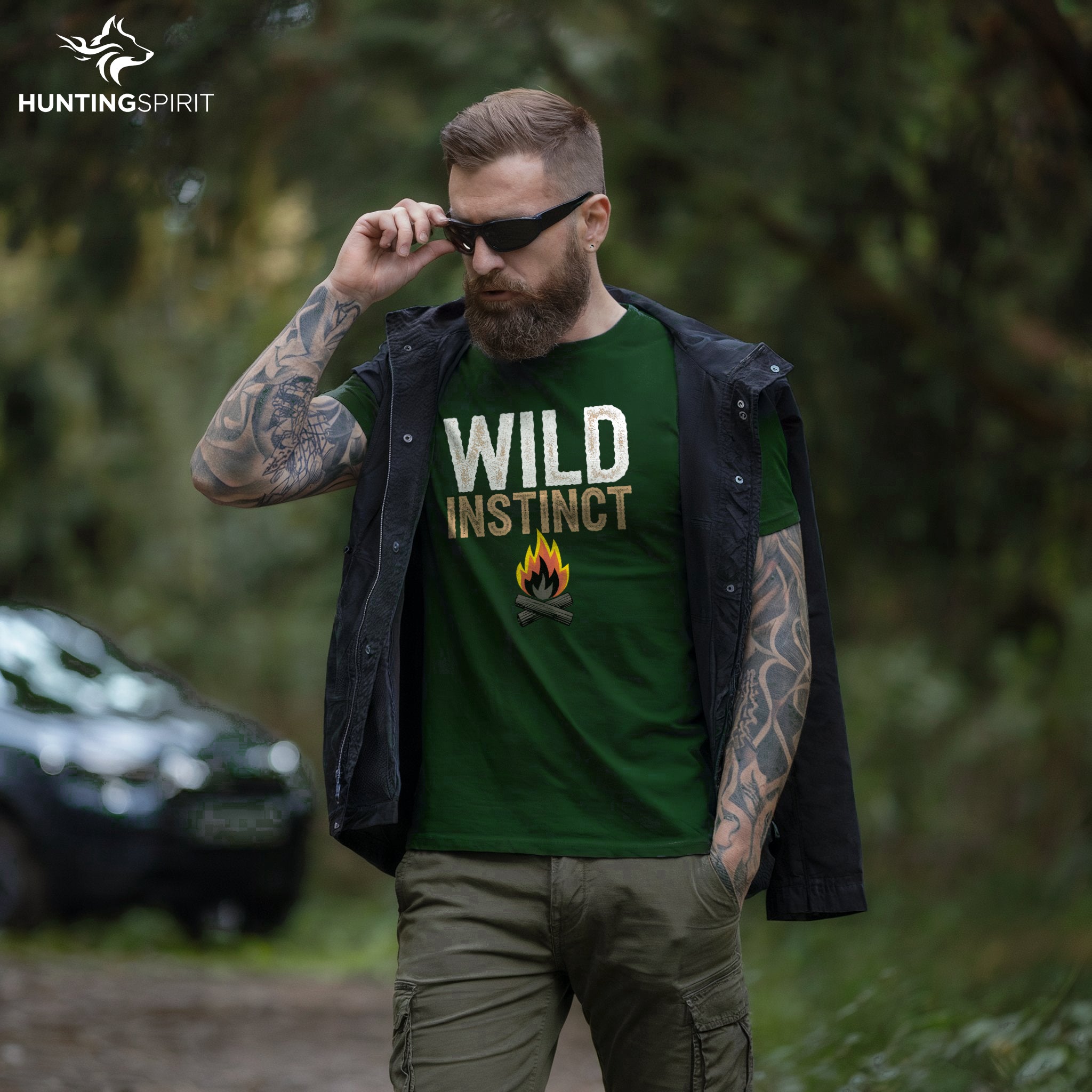 Wild Instinct Campfire T-Shirt - Graphic Tee