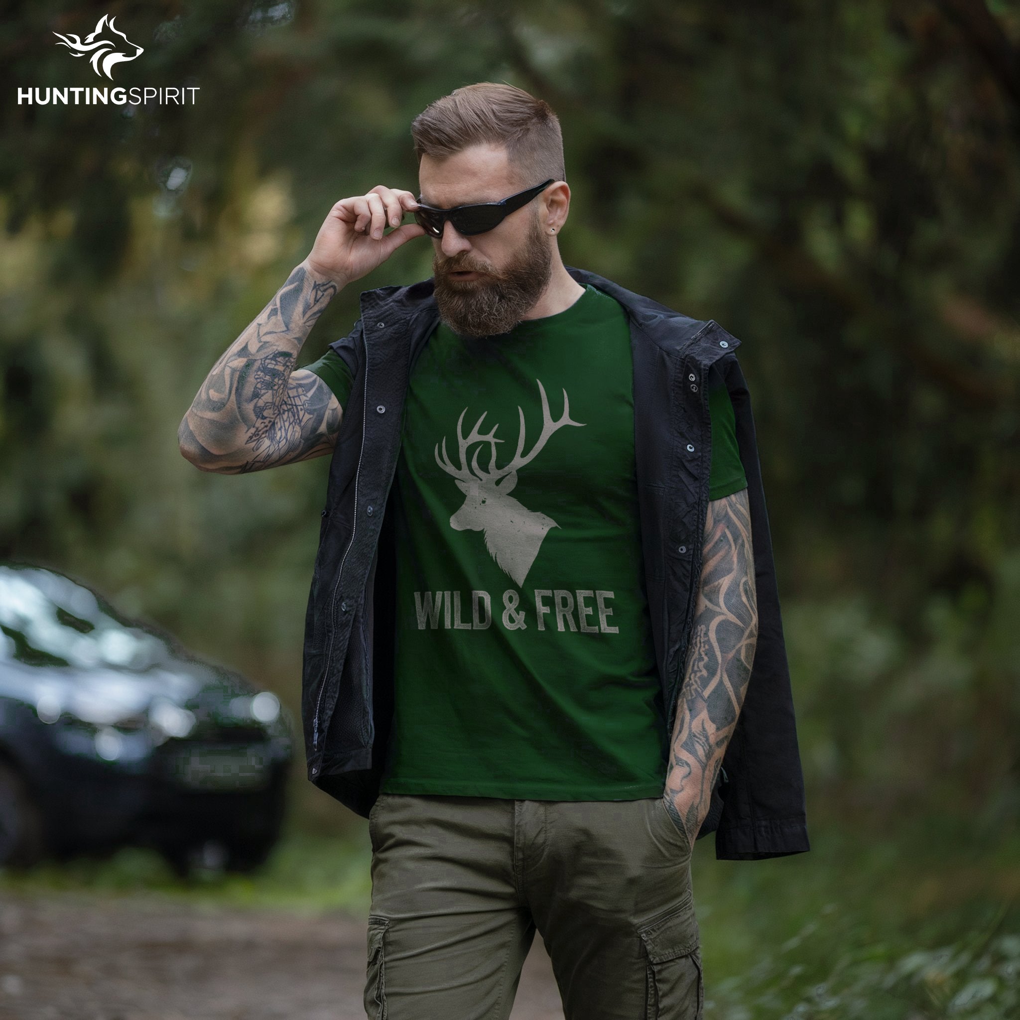 Wild & Free Stag T-Shirt - Graphic Tee