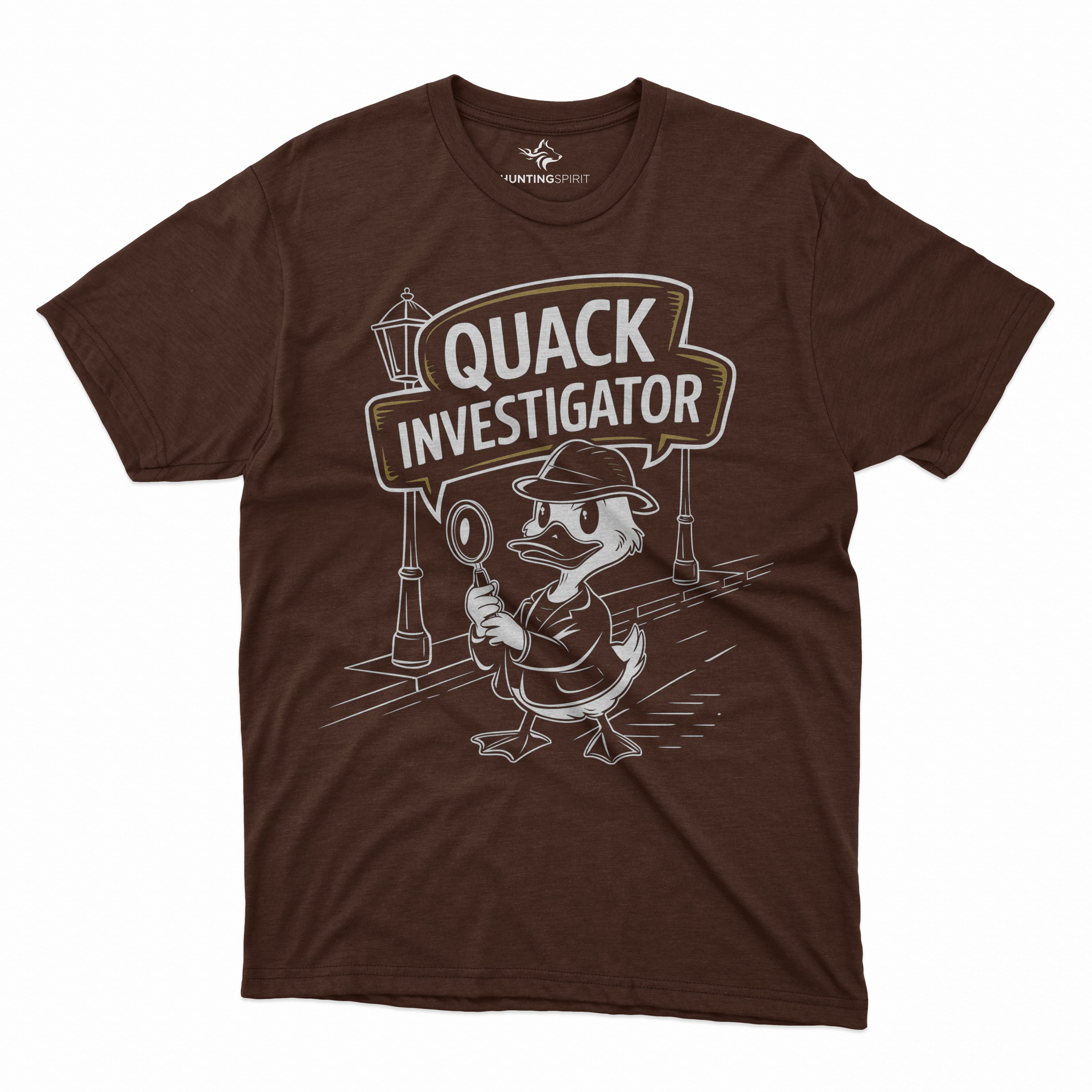 Quack Investigator T-Shirt - Detective Duck Graphic