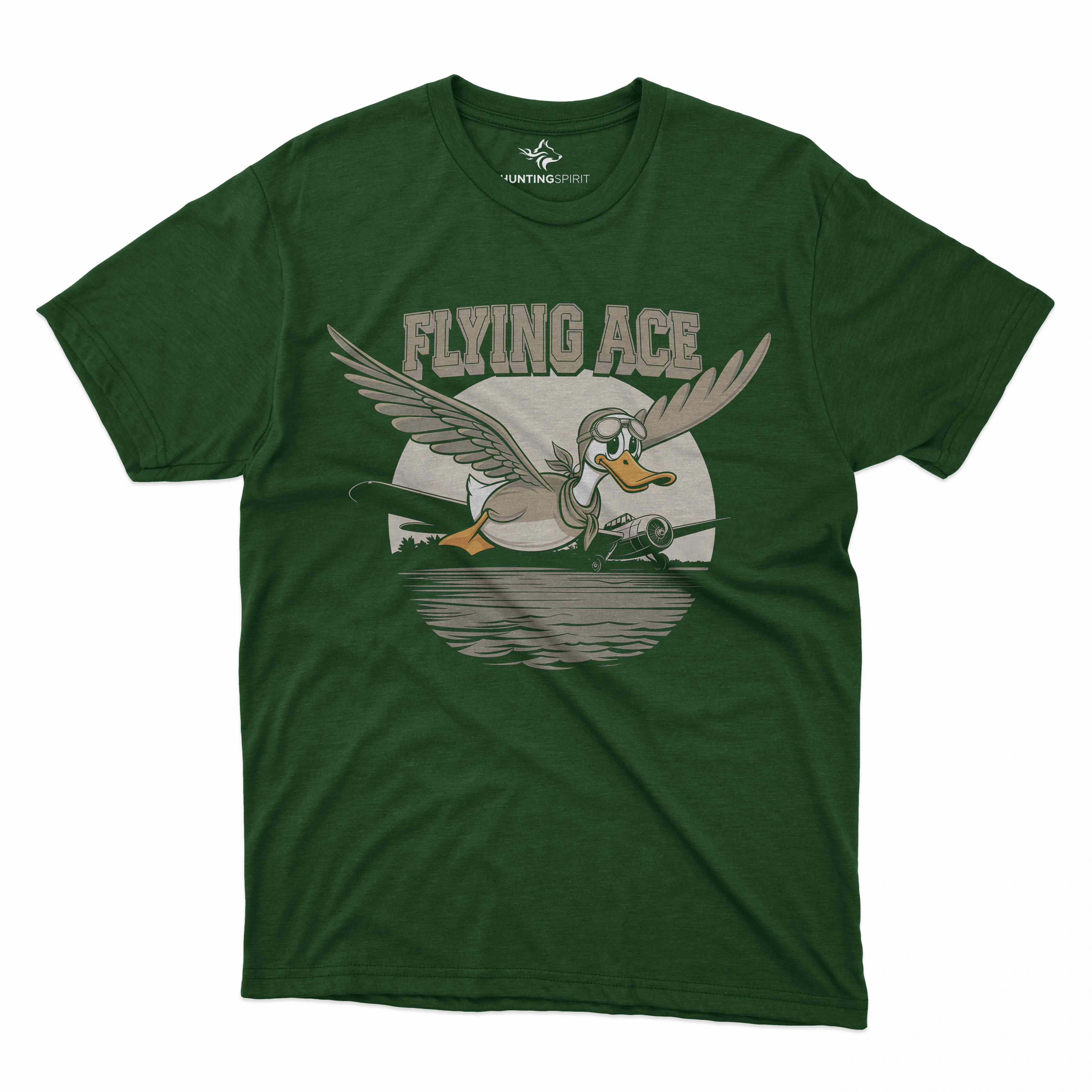 Flying Ace T-Shirt - Aviator Duck Adventure Design