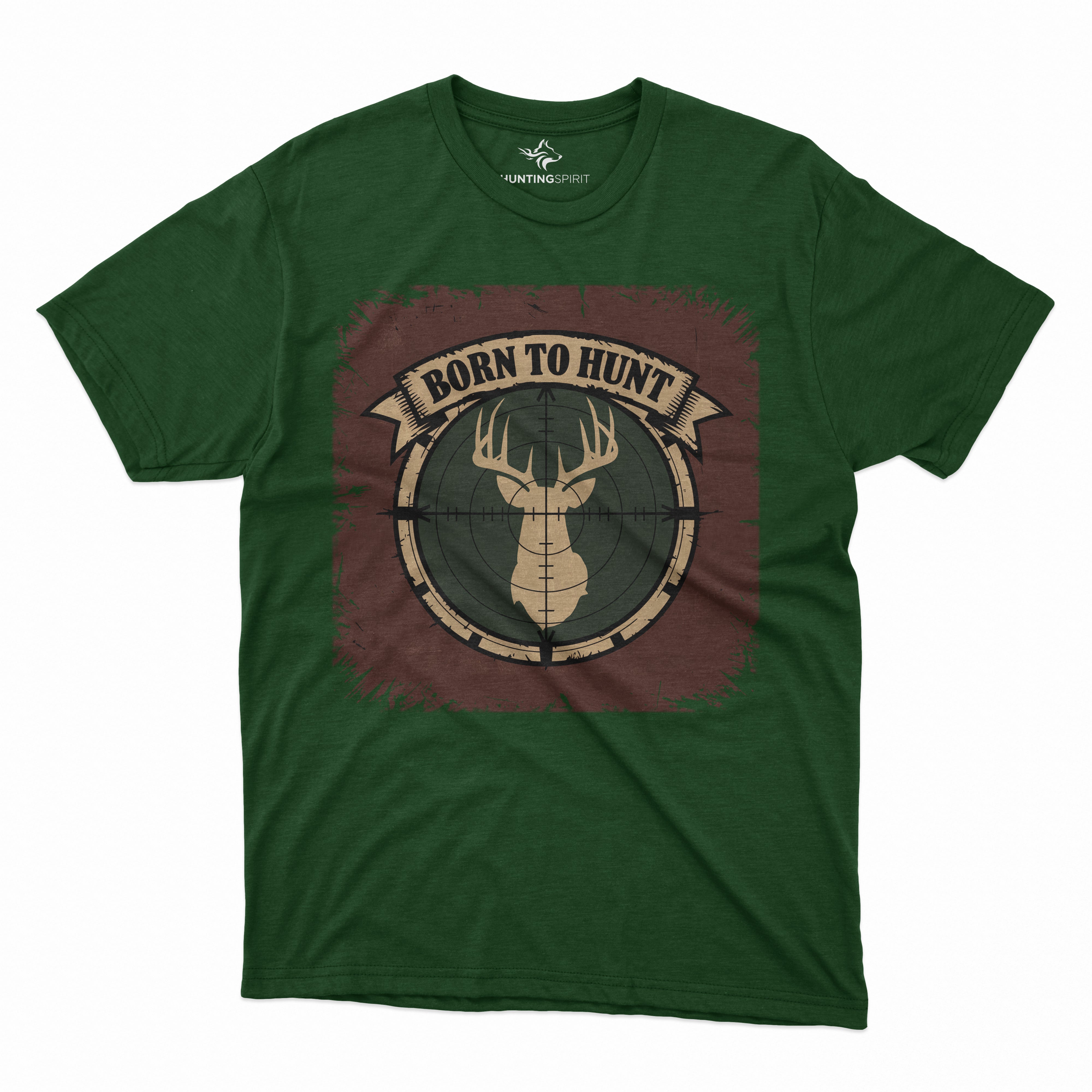 Born to Hunt T-Shirt - Vintage Deer Target Design