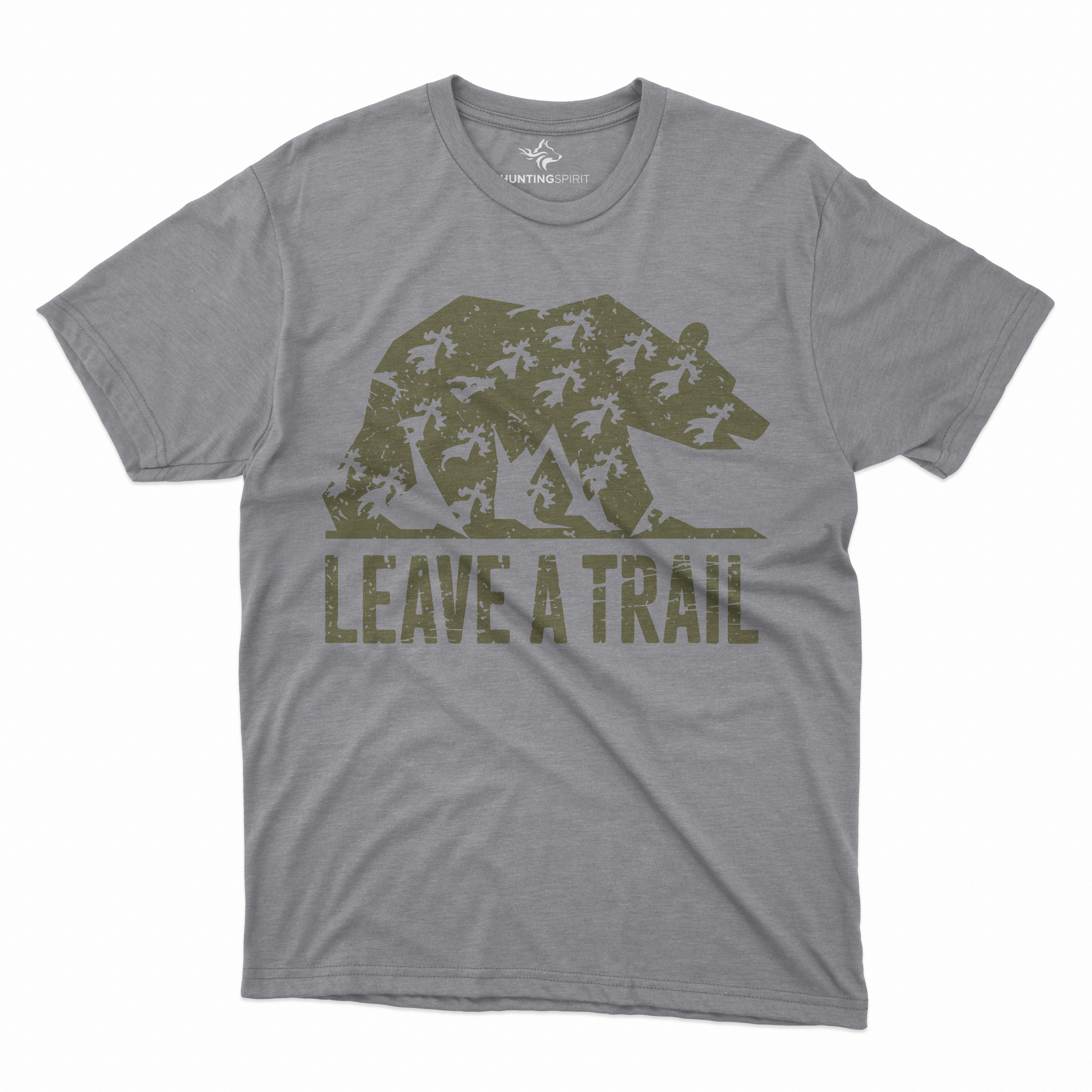 Leave a Trail T-Shirt - Camouflage Bear Print