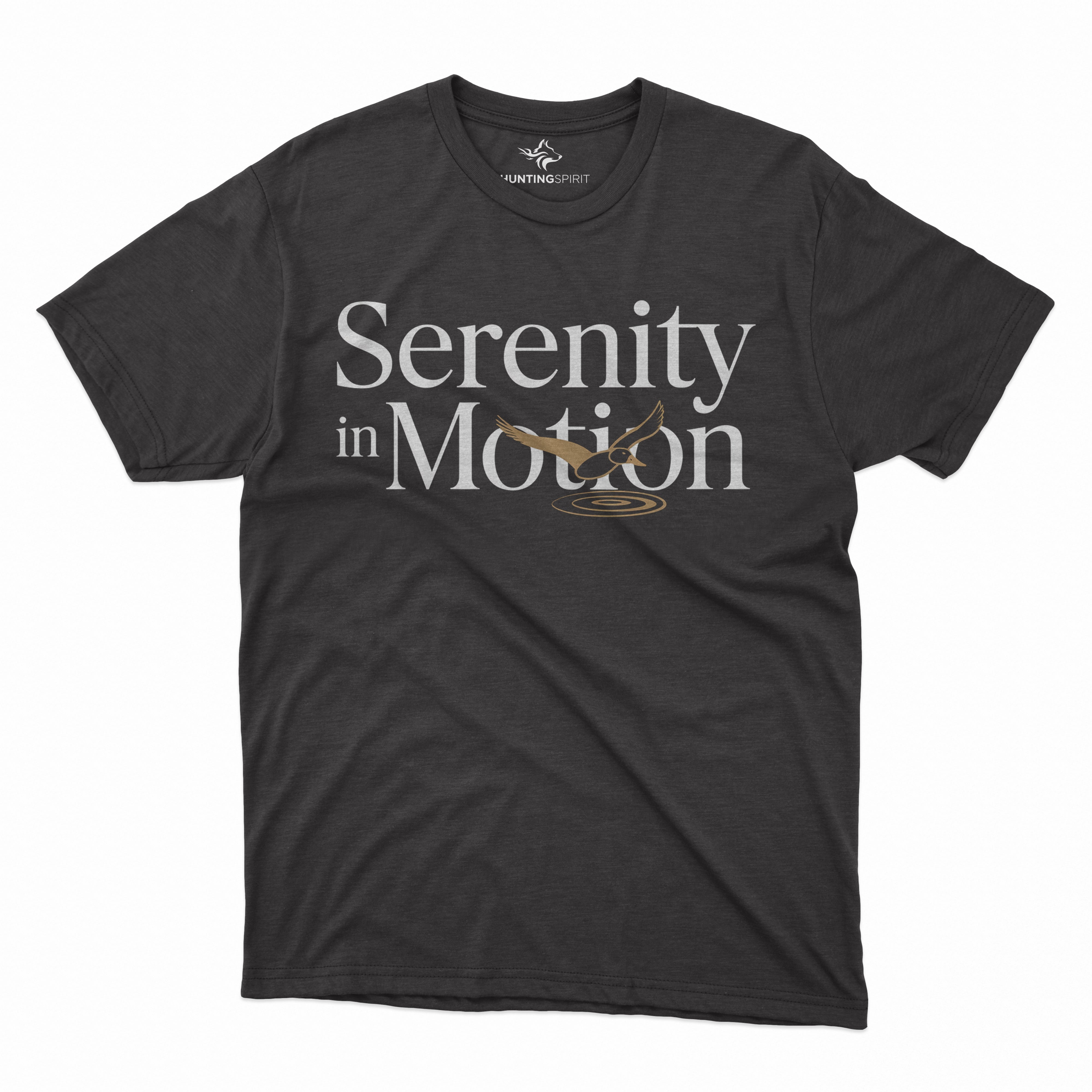 Serenity in Motion T-Shirt - Graceful Duck Artwork