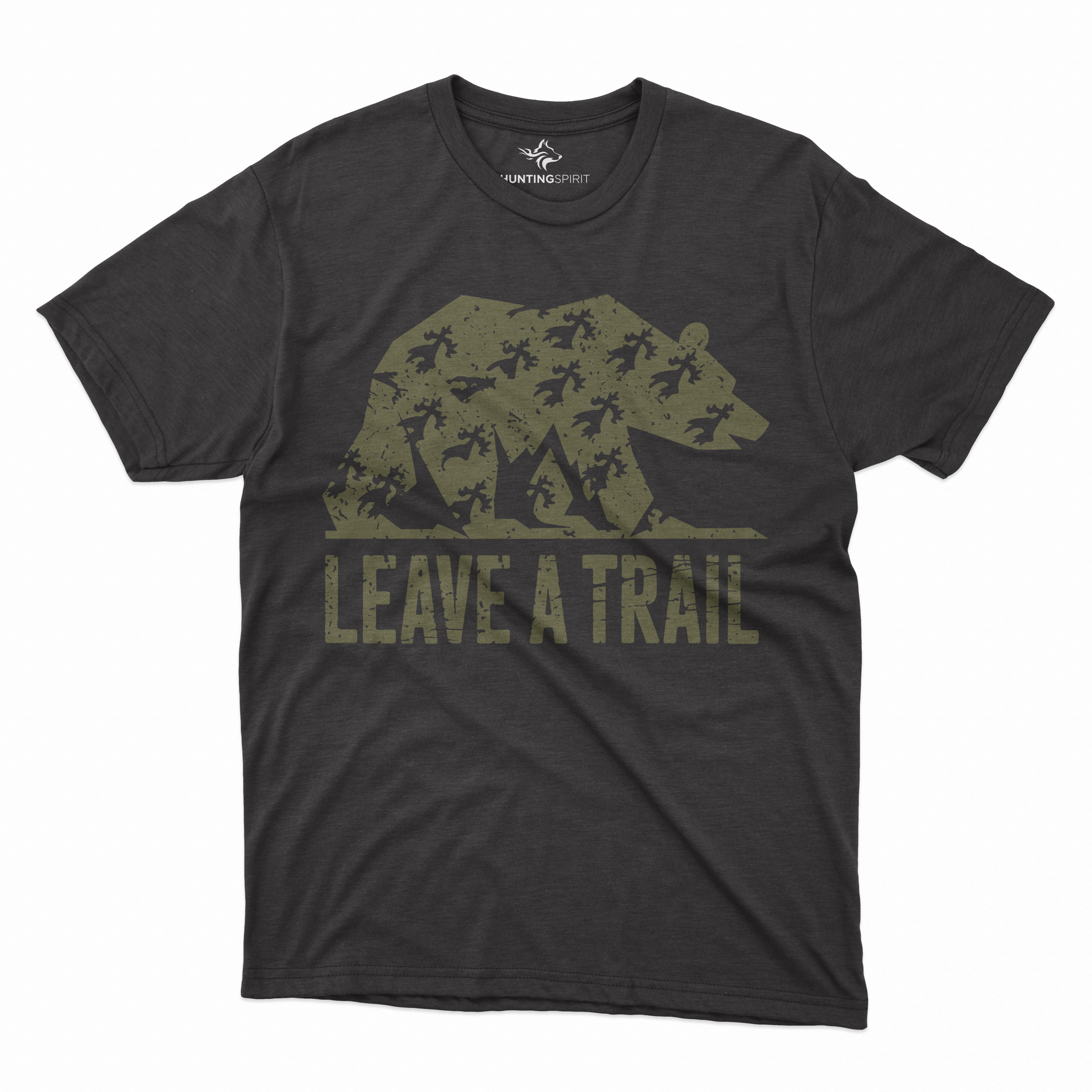 Leave a Trail T-Shirt - Camouflage Bear Print