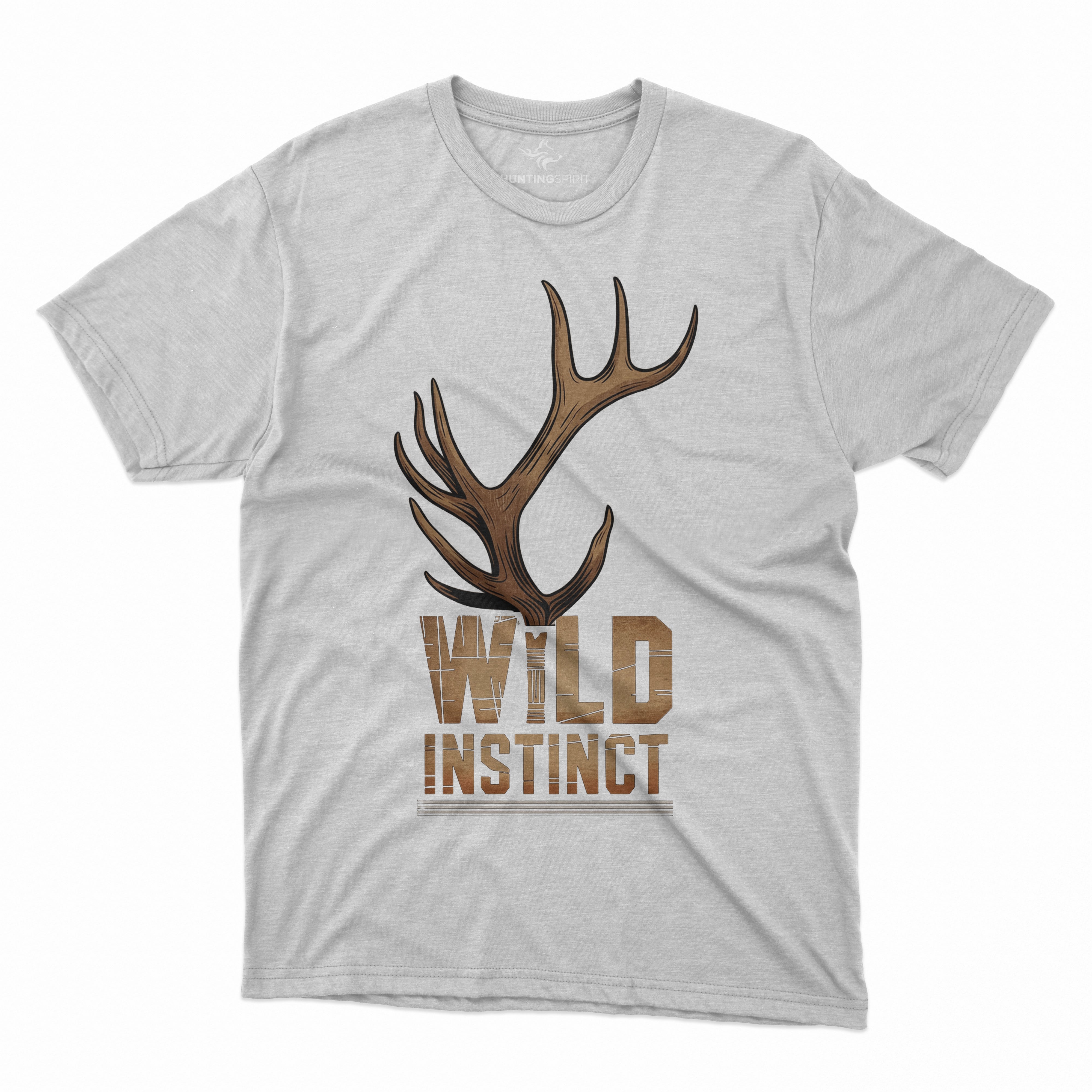 Wild Instinct T-Shirt - Antler Graphic Artwork