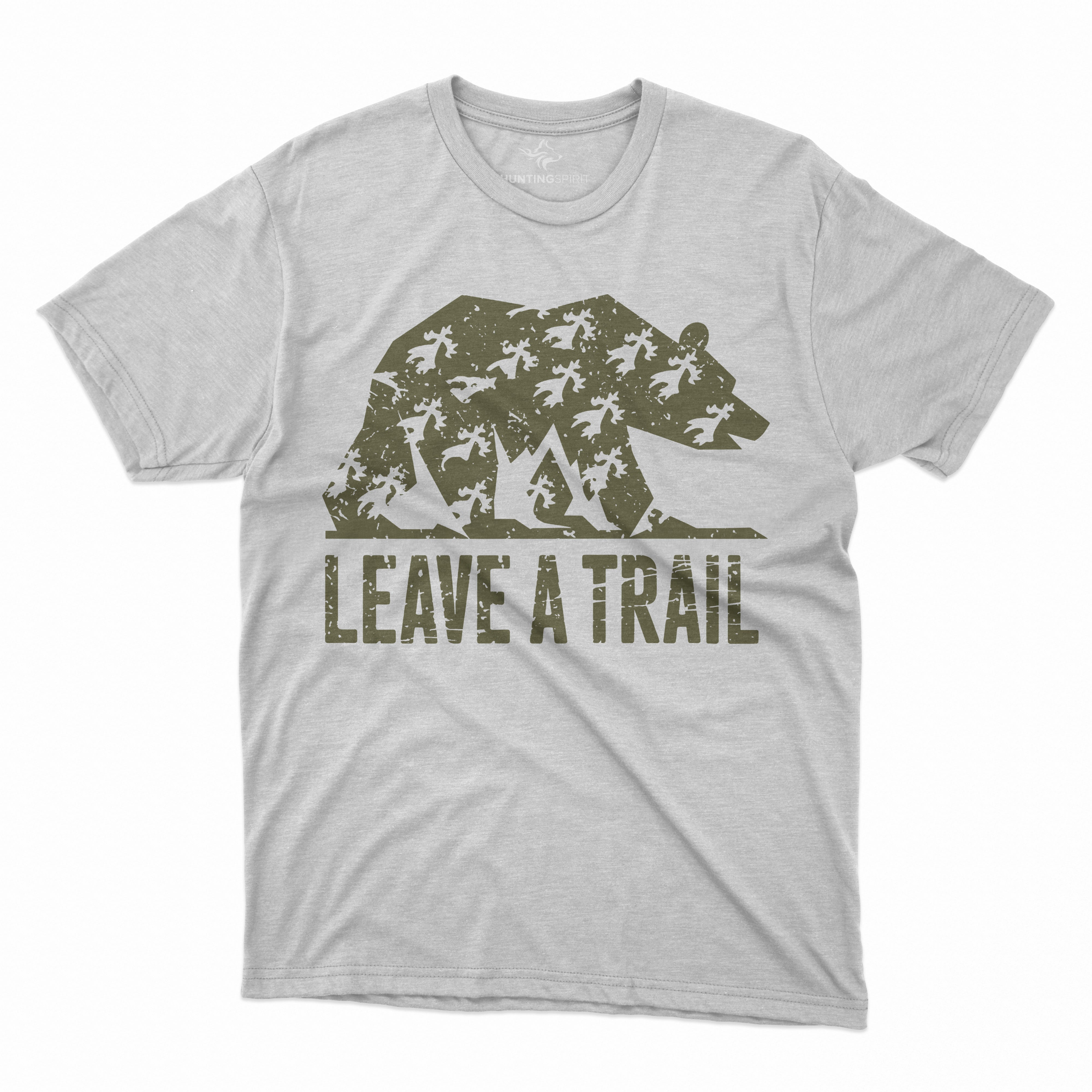 Leave a Trail T-Shirt - Camouflage Bear Print